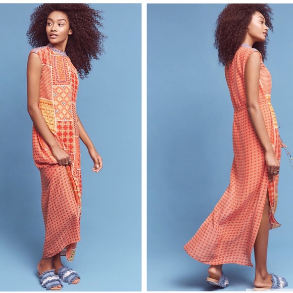 Anthropologie Dresses & Skirts - Anthropologie Tanvi Kedia Patchworked Sol Dress XS